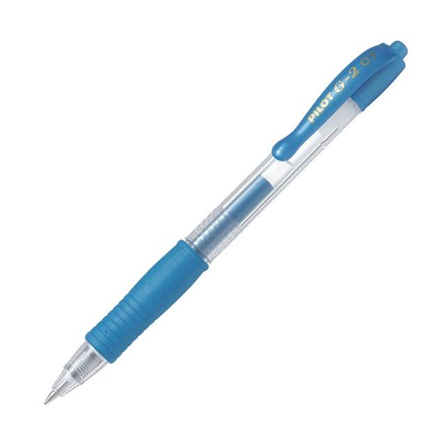 Pilot G2 Gel Fine Metallic Blue Pen (BL-G2-7-ML) x 12's pack FP20950