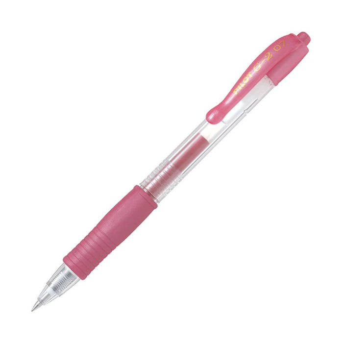 Pilot G2 Gel Fine Metallic Pink Pen (BL-G2-7-MP) x 12's pack FP20953