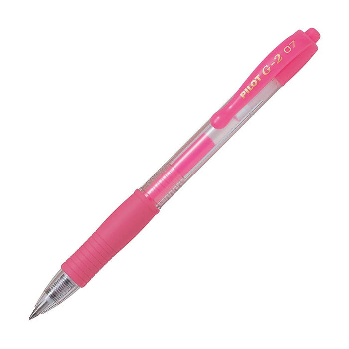 Pilot G2 Gel Fine Pen Neon Pink (BL-G2-7-NP) x 12's pack FP20940