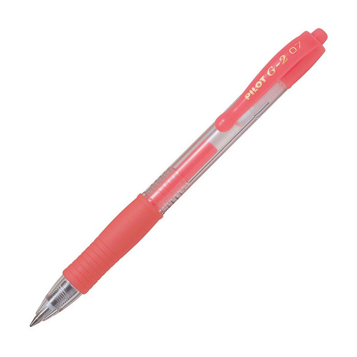 Pilot G2 Gel Fine Pen Neon Red (BL-G2-7-NR) x 12's pack FP20941