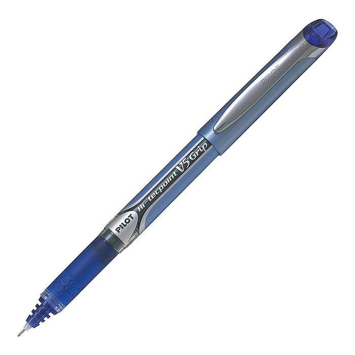 Pilot Hi-Tecpoint V5 Grip Rollerball Extra Fine Blue Pens (BXGPN-V5-L) x 12's pack FP20446
