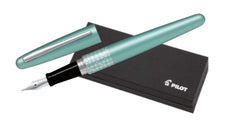 Pilot MR3 Fountain Pen Medium Tip - Metallic Aqua Blue Barrel FP20355