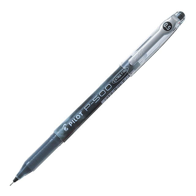 Pilot P500 Gel Extra Fine Black Pens (BL-P50-B) x 12's pack FP20137