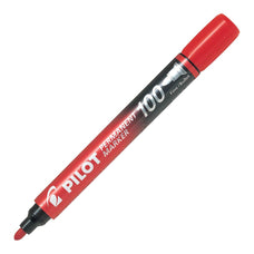 Pilot Permanent Marker Bullet Tip Red (SCA-100-R) x 12's Pack FP20282