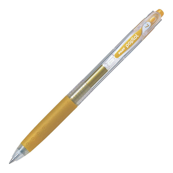 Pilot Pop'lol Gel Fine Gold Pens (BL-PL-7-GD) x 12's pack FP20242