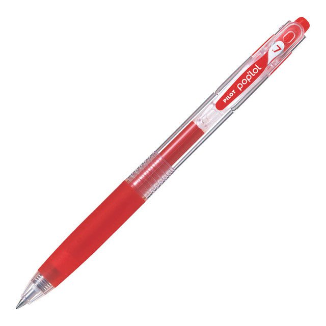Pilot Pop'lol Gel Fine Red Pens (BL-PL-7-R) x 12's pack FP20150