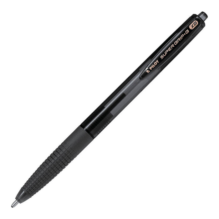 Pilot Super Grip G Retractable Ballpoint Extra Broad Black Pens (BPGG-8R-XB-BB) x 12's pack FP20294