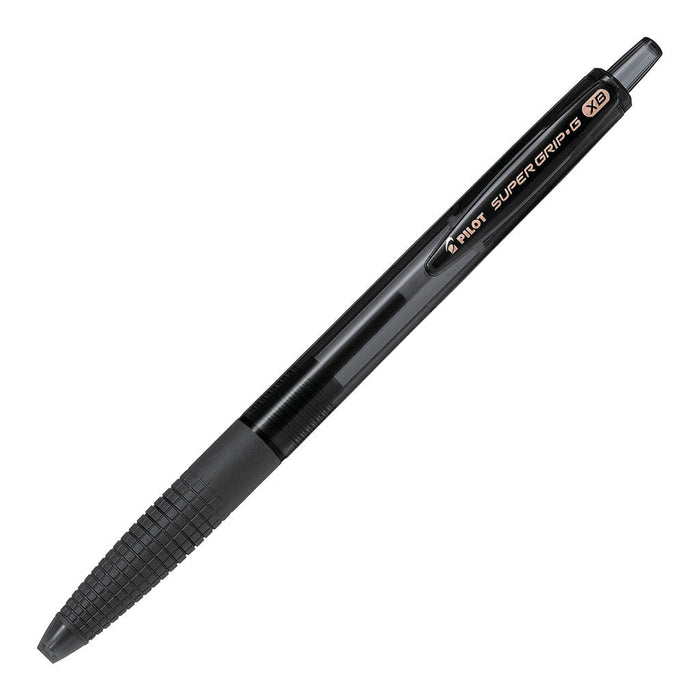 Pilot Super Grip G Retractable Ballpoint Extra Broad Black Pens (BPGG-8R-XB-BB) x 12's pack FP20294
