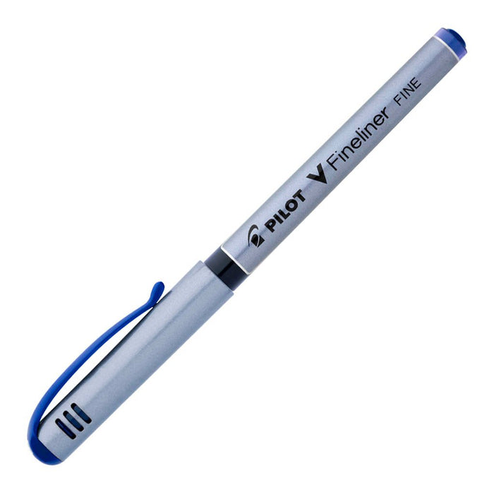 Pilot V-Fineliner Fibre Tip 0.5mm Blue Pens (SW-VPP-L) x 12's pack FP20427