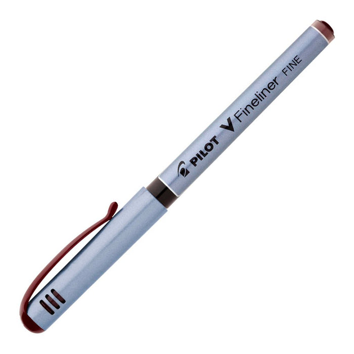 Pilot V-Fineliner Fibre Tip 0.5mm Brown Pens (SW-VPP-BN) x 12's pack FP20422