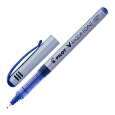 Pilot V-Razor Point Fibre Tip 0.4mm Blue Pens (SW-V10P-L) x 12's pack FP20214