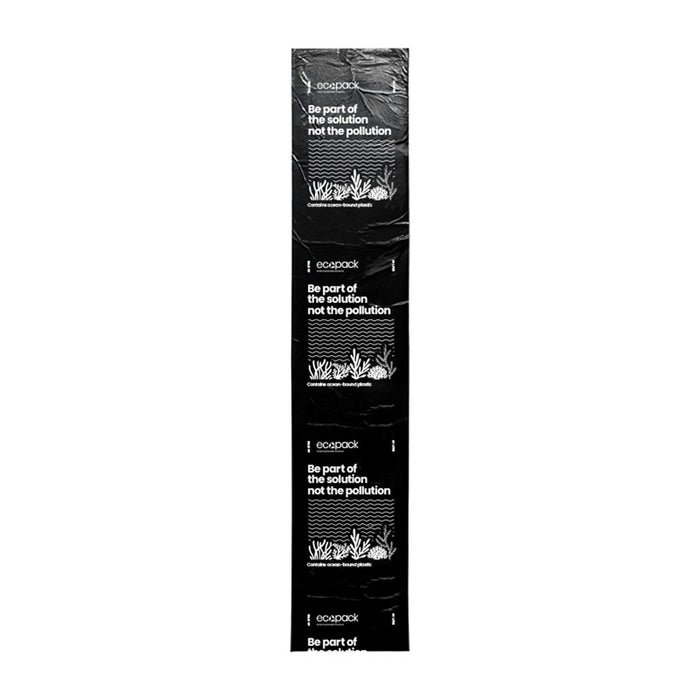 Plastic Bin Liners 60L XL Ocean, Black, 10 Rolls x 30's (300 bags) ECOC-5560