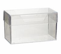 Plastic Business Card Box With Lid LX700026/AO31712