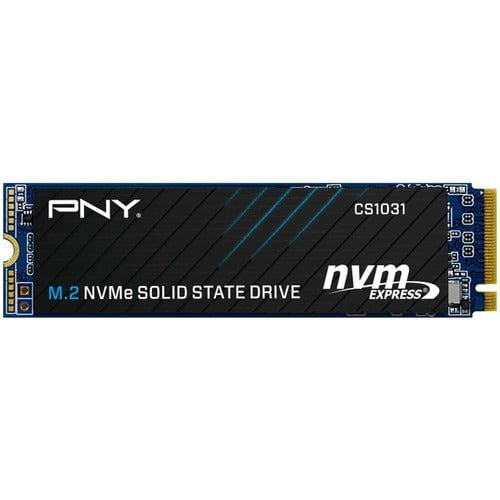 PNY CS1031 500 GB Solid State Drive - M.2 2280 Internal - PCI Express NVMe (PCI Express NVMe 3.0 x4) - Desktop PC, Notebook Device Supported - 110 TB TBW - 2200 MB/s Maximum Read Transfer Rate - 5 Year Warranty - Retail IM5599982