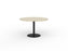 Polo Meeting Table 1200mm Round - Black Frame (Choice of Worktop Colours) Nordic Maple KG_POLO_B_NM
