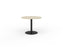 Polo Meeting Table 900mm Round - Black Frame (Choice of Worktop Colours) Nordic Maple KG_POLO9_B_NM
