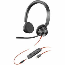 Poly Blackwire 3325 Headset, Microsoft Teams Certification, Stereo, USB-C, Mini-phone 3.5mm, Wired, Black IM6076717