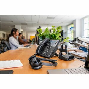 Poly Voyager 4320-M Microsoft Teams Certified USB-C Headset - Google Assistant, Siri - Stereo - USB Type A - Wired/Wireless - Bluetooth - 5000 cm - 20 Hz - 20 kHz - On-ear, Over-the-head - Binaural - Ear-cup - 149.9 cm Cable - MEMS Technology, Electret... IM5911808