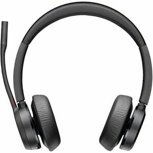 Poly Voyager 4320-M Microsoft Teams Certified USB-C Headset - Google Assistant, Siri - Stereo - USB Type A - Wired/Wireless - Bluetooth - 5000 cm - 20 Hz - 20 kHz - On-ear, Over-the-head - Binaural - Ear-cup - 149.9 cm Cable - MEMS Technology, Electret... IM5911808