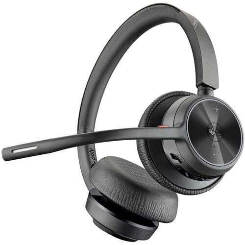 Poly Voyager 4320-M Microsoft Teams Certified USB-C Headset - Google Assistant, Siri - Stereo - USB Type A - Wired/Wireless - Bluetooth - 5000 cm - 20 Hz - 20 kHz - On-ear, Over-the-head - Binaural - Ear-cup - 149.9 cm Cable - MEMS Technology, Electret... IM5911808