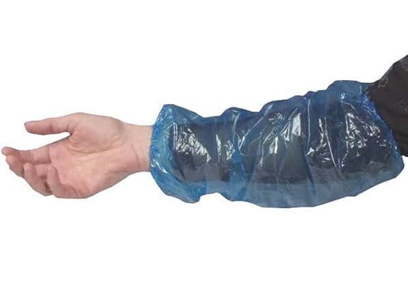 Polyethylene Sleeve Covers, 200mm x 400mm x 20mu x 1600 pieces - Blue MPH30855