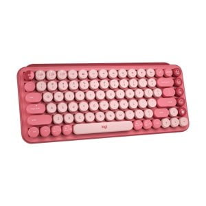 POP Keys Wireless Mechanical Keyboard with Customizable Emoji Keys - Heartbreaker Rose IM5304457