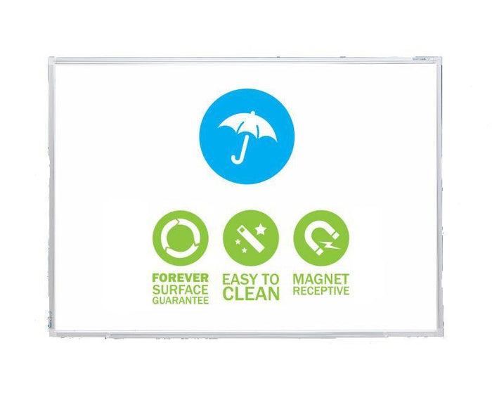 Porcelain Water Resistant Whiteboard 600 x 900mm - Magnetic BVWRC0609