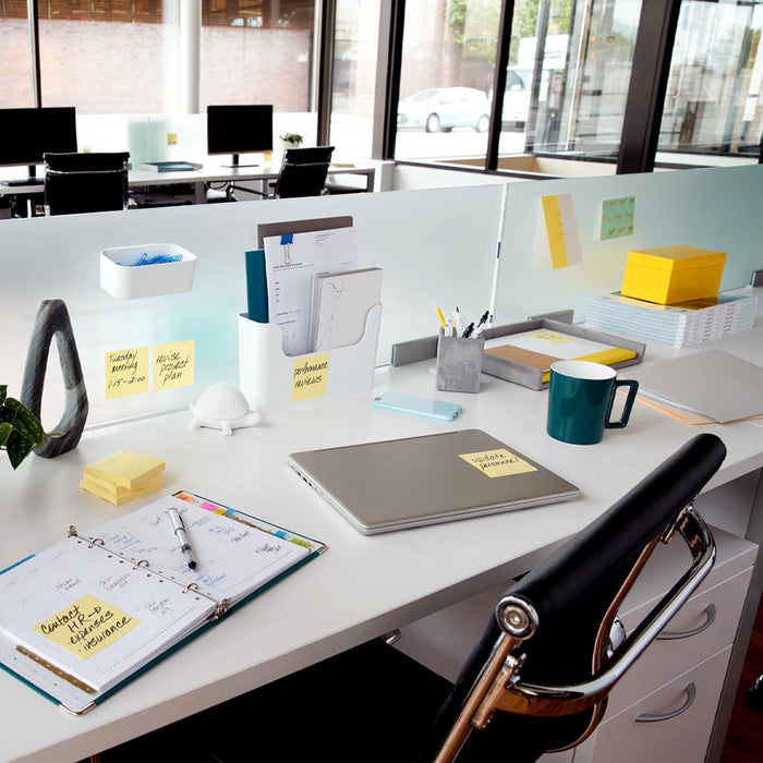 Post-it Recycled Super Sticky Notes 76x76mm, Yellow, Pack of 5 x 100 sheets (654R-5SSCY) FP10971