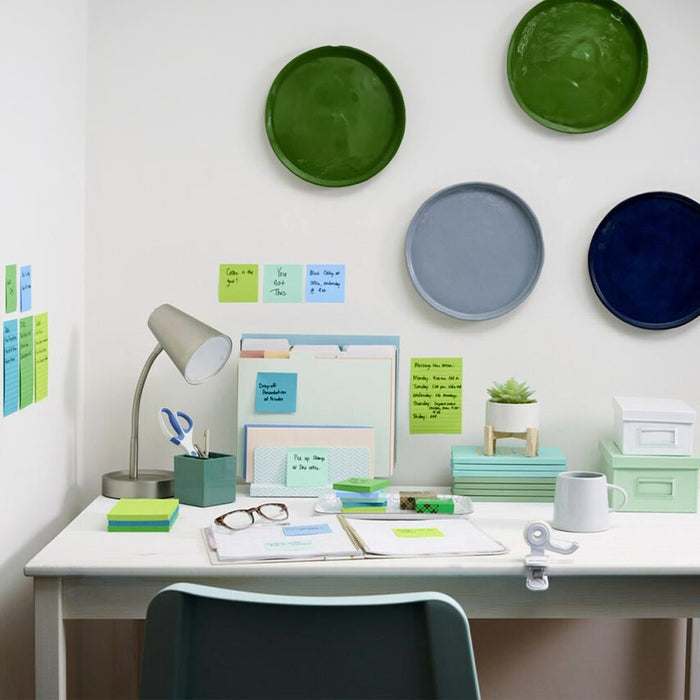 Post-it Recycled Super Sticky Pop Up Notes 76x76mm, Oasis, Pack of 6 x 100 sheets (R330R-6SST) FP10975