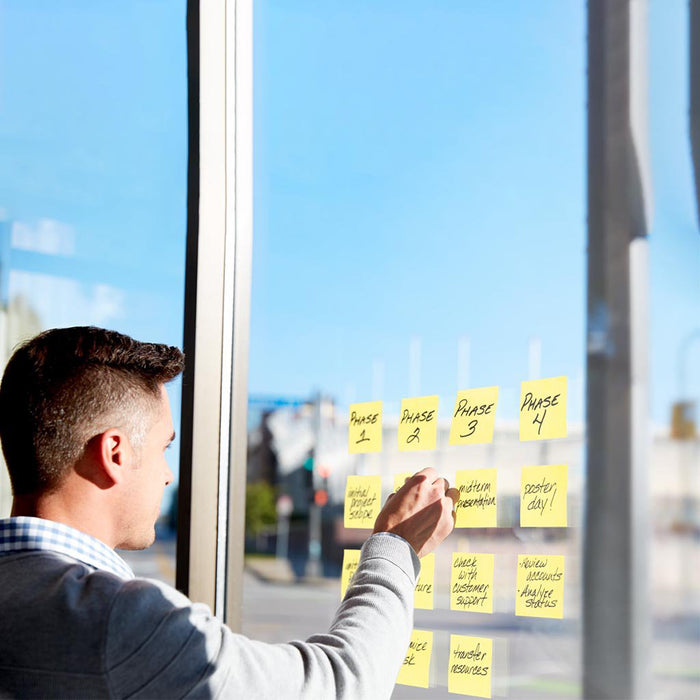 Post-it Recycled Super Sticky Pop Up Notes 76x76mm, Yellow, Pack of 6 x 100 sheets (R330R-6SSCY) FP10974