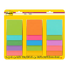 Post-it Super Sticky Notes 654-15SSMULT12 76x76mm Bright, Pack of 15 FP10772