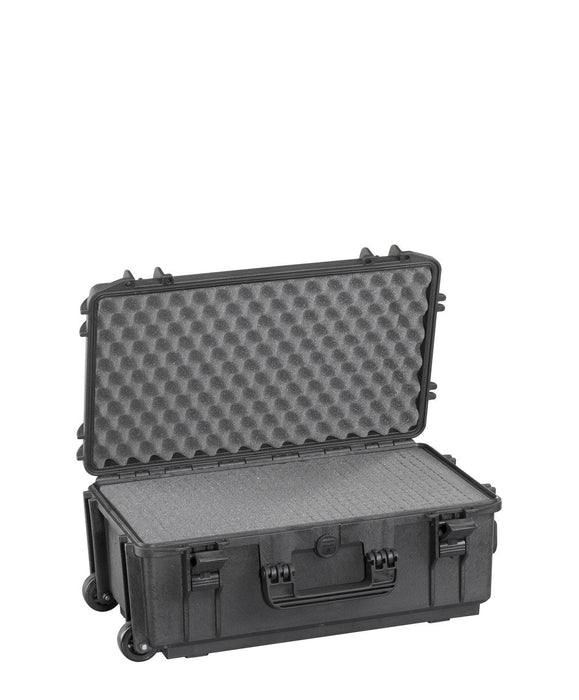 PPMAX MAX520STR Waterproof Case 520mm x 290mm x 200mm With Foam Ans Trolley DSPPMAX520STR
