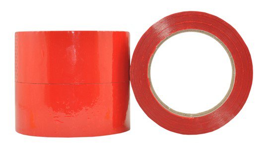 Premium Acrylic Packaging Tape 48mm x 100mt x 36 Rolls (Red) MPH13094