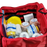 Premium Large Sports Team First Aid Kit in Red Bag DTFAKSTEAM001-RED
