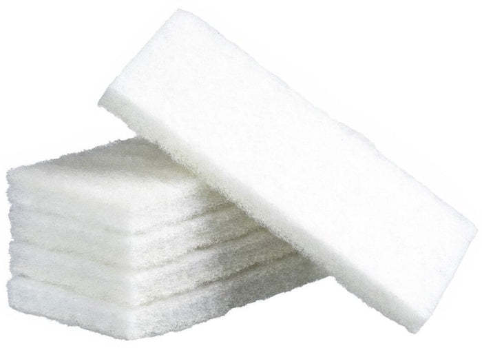 Premium Scouring Pads, , 40 Pads, White MPH33155