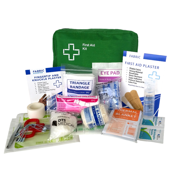 Premium Vehicle / Lone Worker Industrial First Aid Work Place Kit Soft Pack - DTS Medical DTFAKLWPRE