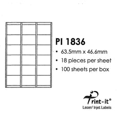 Print-it Labels 18's PUPI1836