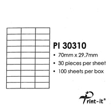 Print-it Labels 30's PUPI30310
