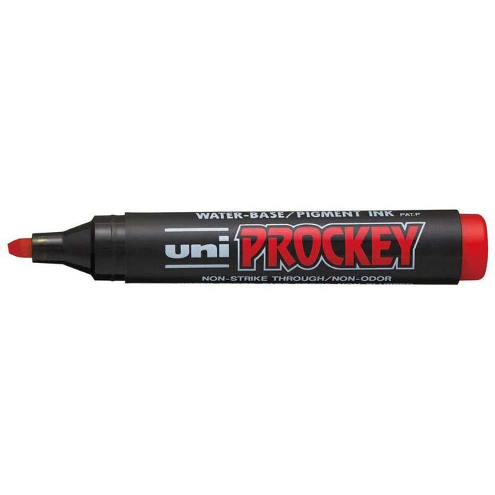 Prockey Permanent Marker Chisel Tip Red CX249778