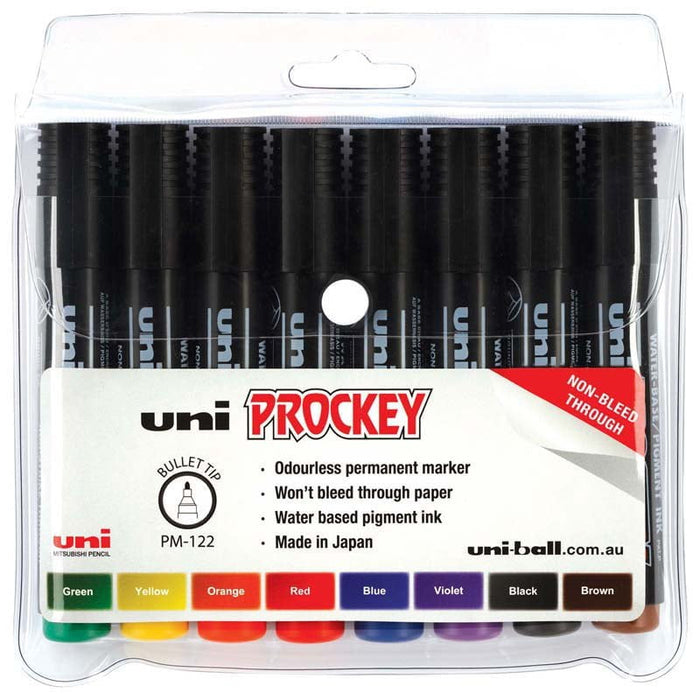 Prockey Permanent Marker Fine Tip 8's Pack CX249814
