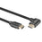 Promate 1.5m 4K HDMI Cable, Right Angle, 4K Ultra HD, 24K Gold Plated Connectors, High-Speed Ethernet, Up to 4K@60Hz, Black CDPROLINK4K1-150