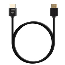 Promate 3m 4K HDMI Cable, 24K Gold  Plated, High-Speed Ethernet, 3D Support, Long Bend Lifespan, Up to 4K@60Hz, Black CDPROLINK4K2-300