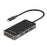 Promate 6-in-1 USB Multi-Port Hub with USB-C Connector, 4K HDMI Port, Dual USB-A 2.0 Ports, 1x USB-A 3.0 5Gbps Port, SD/TF Card Slots, Grey CDPRIMEHUB-LITE.GR