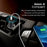 Promate 60W Mini Car Charger, Dual Port Charging, 1 x USB-C, 1 x USB-A, Protection Against Over Charging, Black CDBULLET-PD60