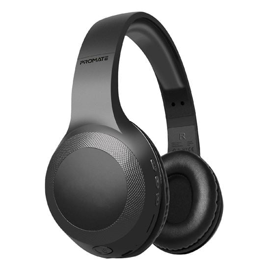 Promate Bluetooth V5.0 Deep Base Wireless Over-Ear Headphones - Black CDLABOCA.BLK