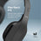 Promate Bluetooth Wireless Over-Ear Headphones, Up to 10 Hours Playback, Integrated Microphone, Black CDTERRA.BLK