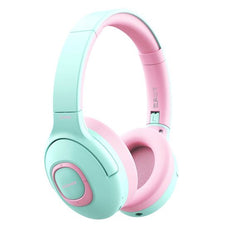 Promate Child-Safe Wireless Bluetooth Over-Ear Headphones, Up to 5 Hours Playback, Built-in Mic, Bubblegum CDCODDY.BGM