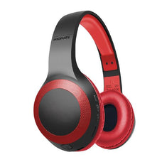 Promate Deep Base Wireless Over-Ear Headphones, Bluetooth V5.0, Up to 5 Hours Playback, Red CDLABOCA.RED