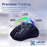 Promate EZGrip Ergonomic Wireless Mouse, Quick Forward/Back Buttons, Black CDCURSOR.BLK
