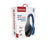 Promate Hi-Fi Stereo Bluetooth Wireless Over-Ear Headphones, Up to 10 Hours Playback, Integrated Mic, Blue CDNOVA.BL